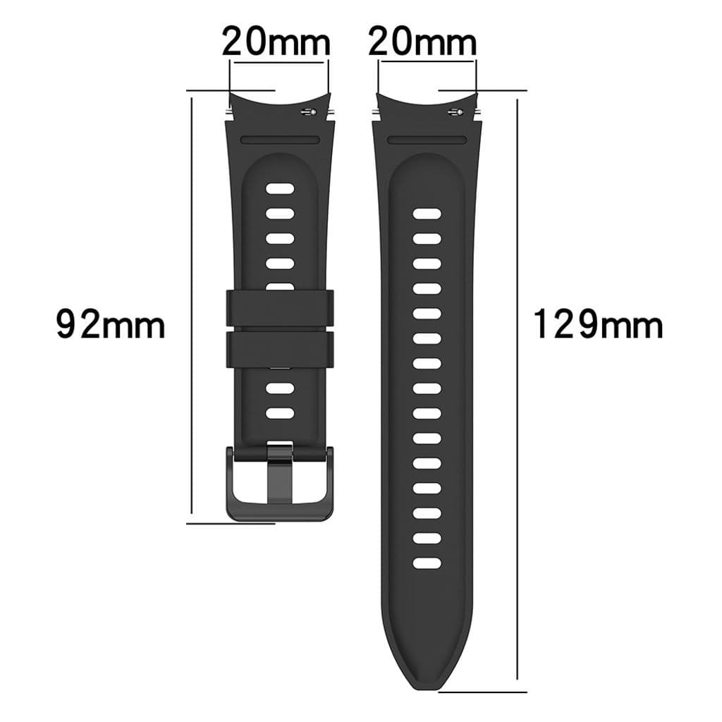 Samsung Galaxy Watch FE 40mm etc. Armband i Silikon - Pine Needle Green