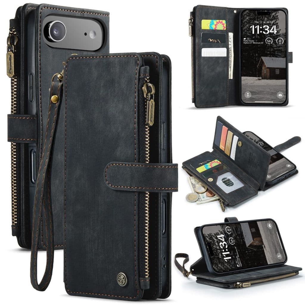 CASEME iPhone Air Fodral med Stativ - Svart