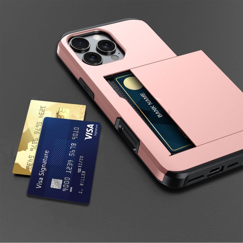 iPhone 16 Pro Skal med kortplats - Roséguld - Bild 8