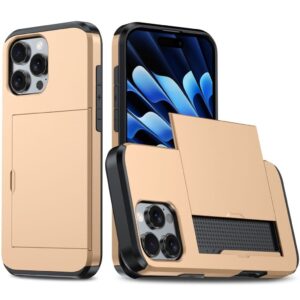 iPhone 16 Pro Skal med kortplats - guld