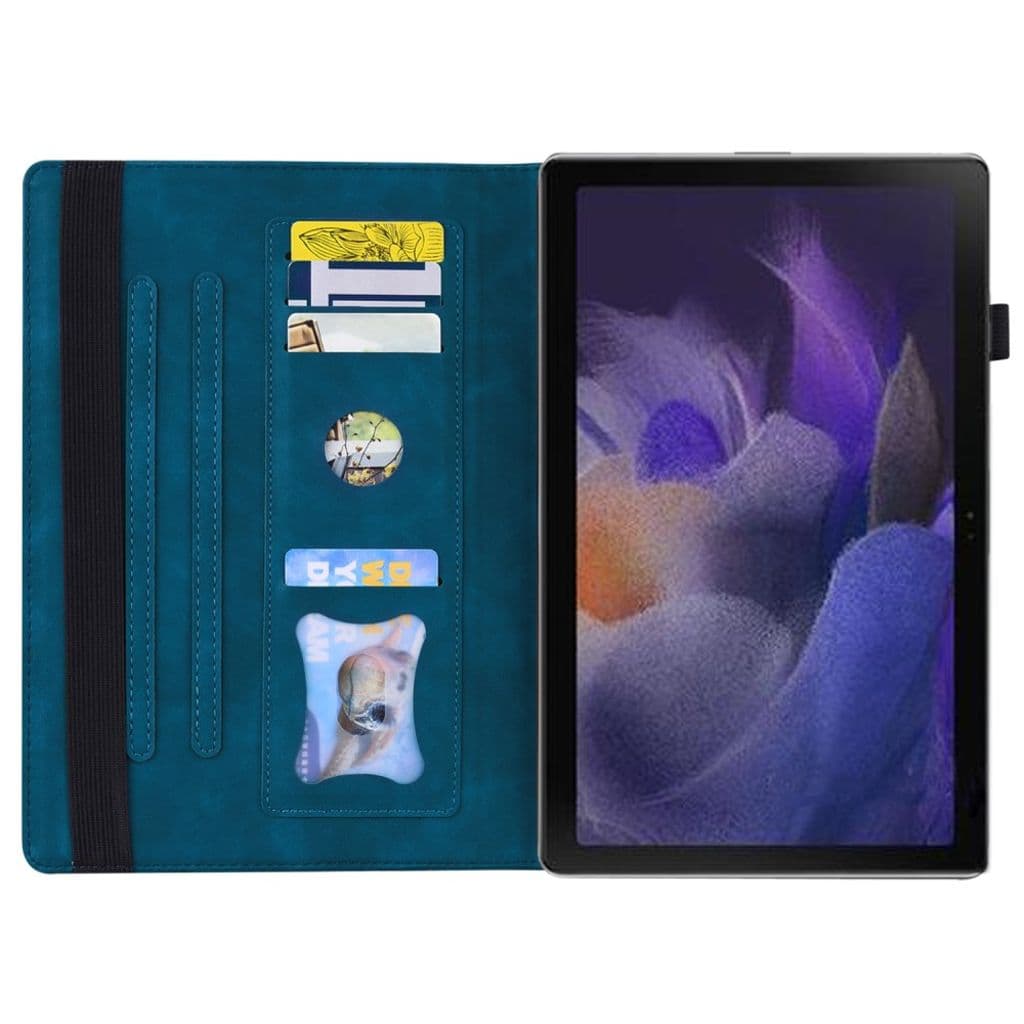 Samsung Galaxy Tab A9 / Galaxy Tab A11 Plånboksfodral - Blå - Bild 2