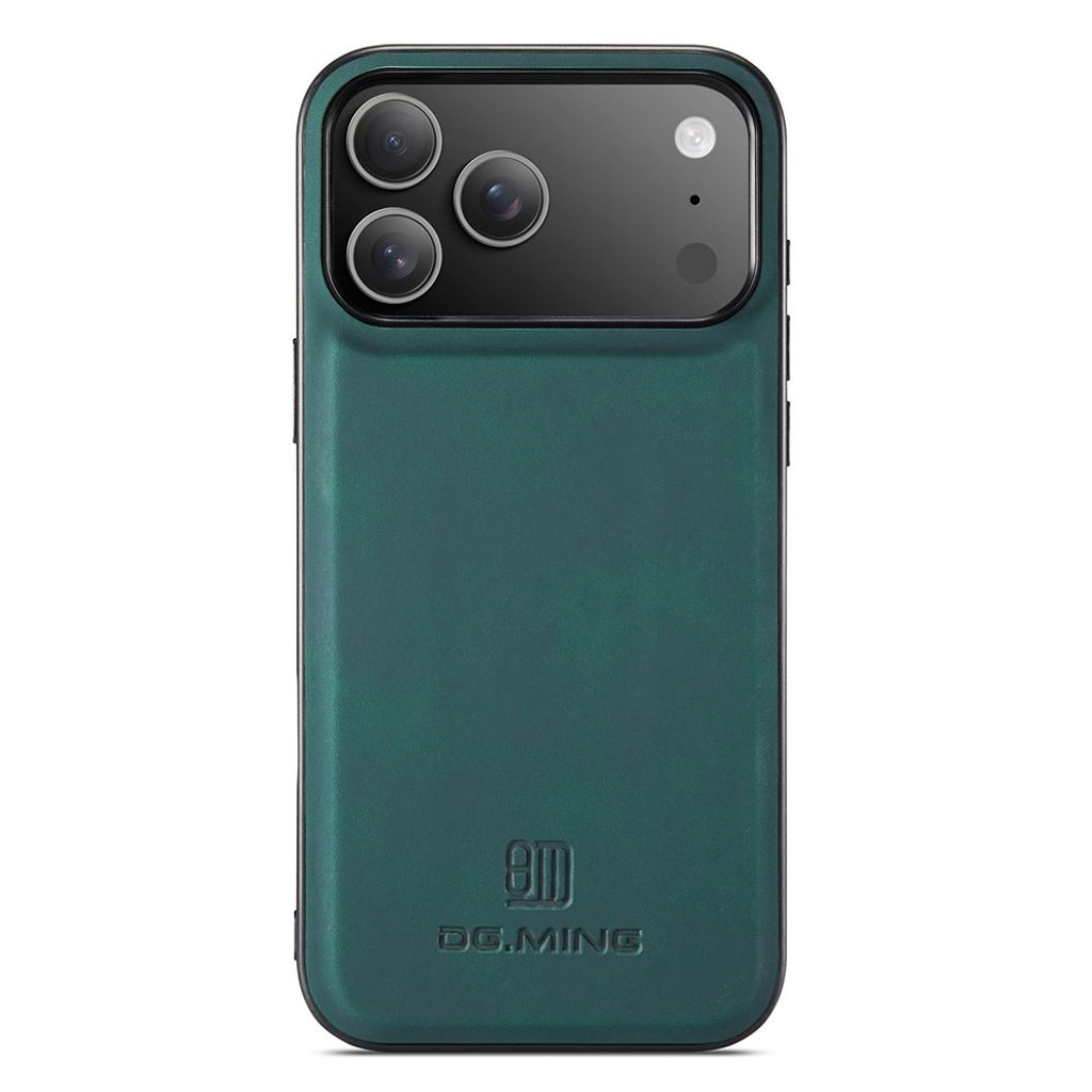 DG.MING iPhone 18 Pro/17 Pro Skal i PU-läder - Grön