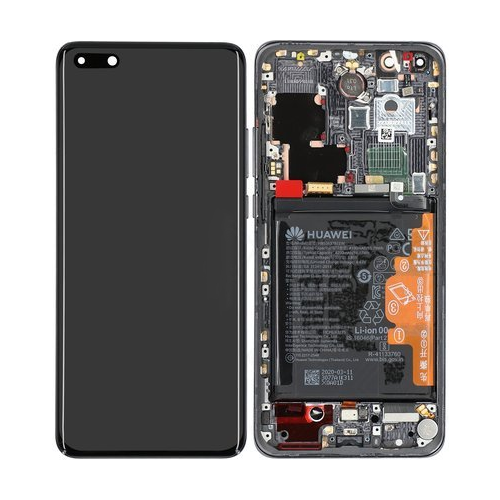 Huawei P40 Pro Skärm med LCD Display - Svart