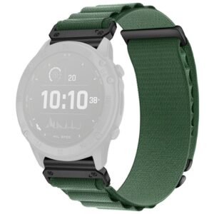 Garmin Fenix 8 Pro/Quatix 8 51mm Sportarmband i nylon - Grön