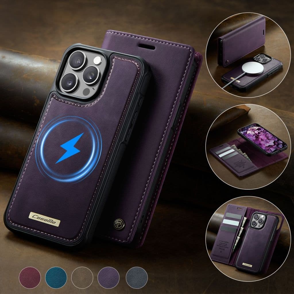 CASEME iPhone 15 Pro Max Fodral med MagSafe - Lila - Bild 11