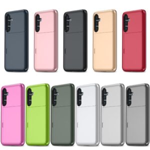 Samsung Galaxy S24 FE Skal med korthållare - Rosa