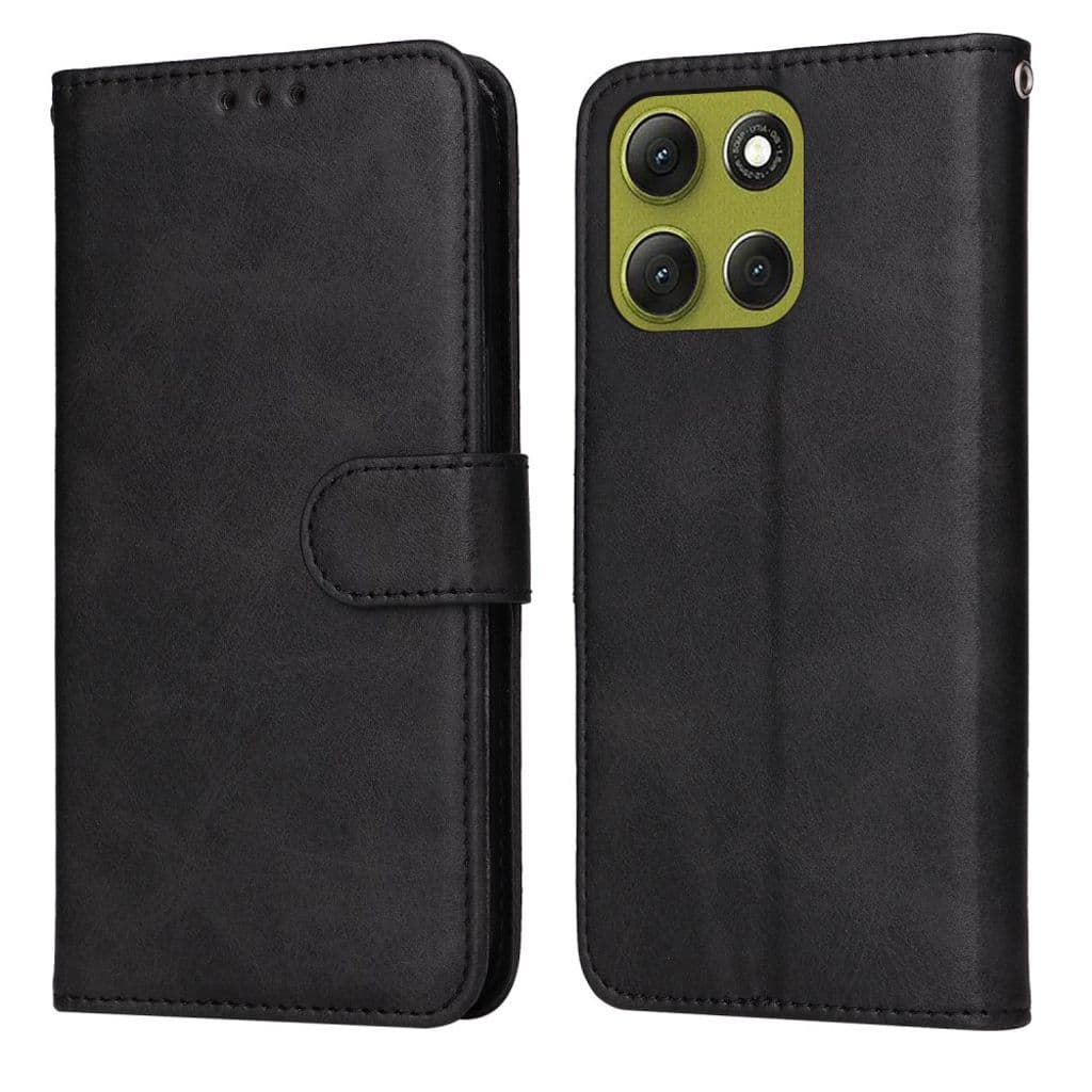 Motorola Moto G86 Power 5G/G86 5G Plånboksfodral med Stativ – Svart