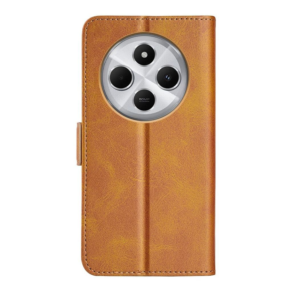 Xiaomi Redmi 14C / 14R / POCO C75 Plånboksfodral - Gul