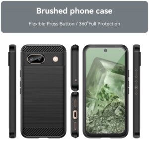 Google Pixel 8a Fodral Slim-Fit - Svart