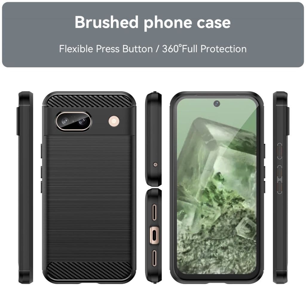 Google Pixel 8a Fodral Slim-Fit - Svart