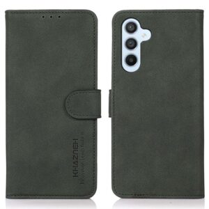 KHAZNEH Galaxy A35 5G Fodral – TPU+PU Läder – Plånboksställ – Grön