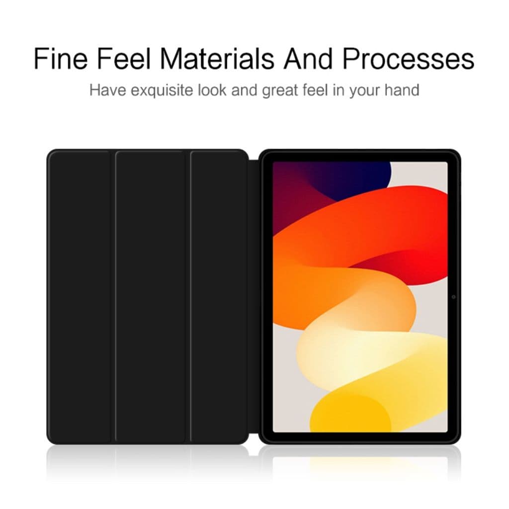 Xiaomi Redmi Pad SE fodral med stativ - Svart