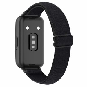 Samsung Galaxy Fit3 Elastiskt Nylonarmband - Svart