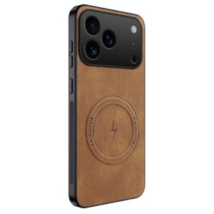 iPhone 18 Pro MagSafe Skal Nappa textur - Brun