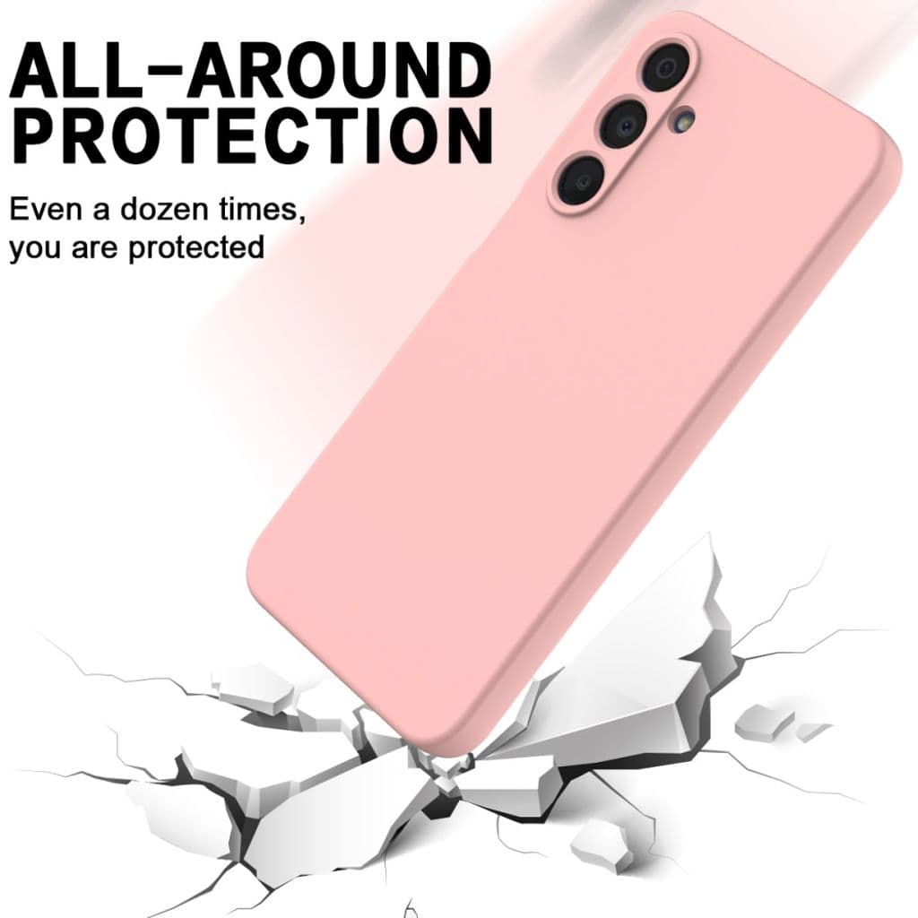 Samsung Galaxy A16 Silikonskal med handrem- Rosa
