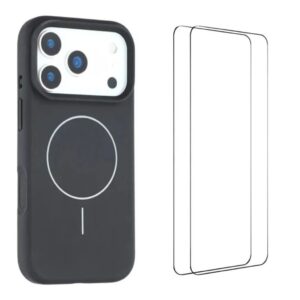 iPhone 18 Pro Max MagSafe Skal med 2 skärmskydd - Svart