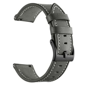 Garmin Venu Klockarmband i Läder, 20 mm - Grå