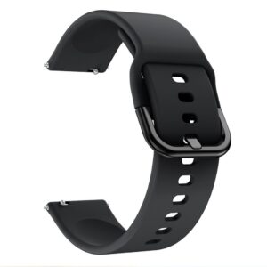 Garmin Vivomove/Forerunner 245/645 m.fl. Silikonarmband - Svart