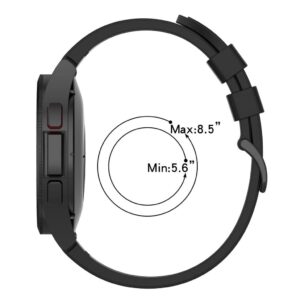 Samsung Galaxy Watch FE 40mm etc. Armband i Silikon - Mörkblå