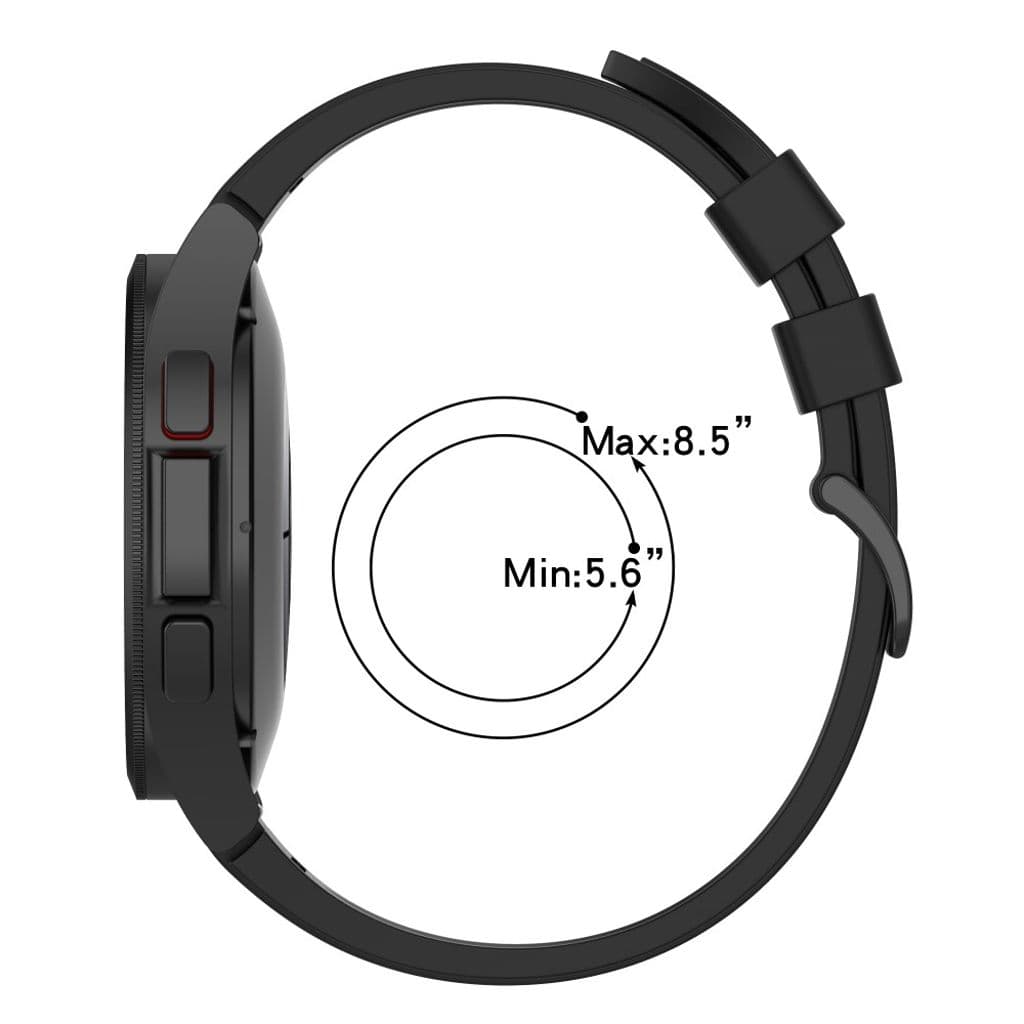 Samsung Galaxy Watch FE 40mm etc. Armband i Silikon - Mörkblå