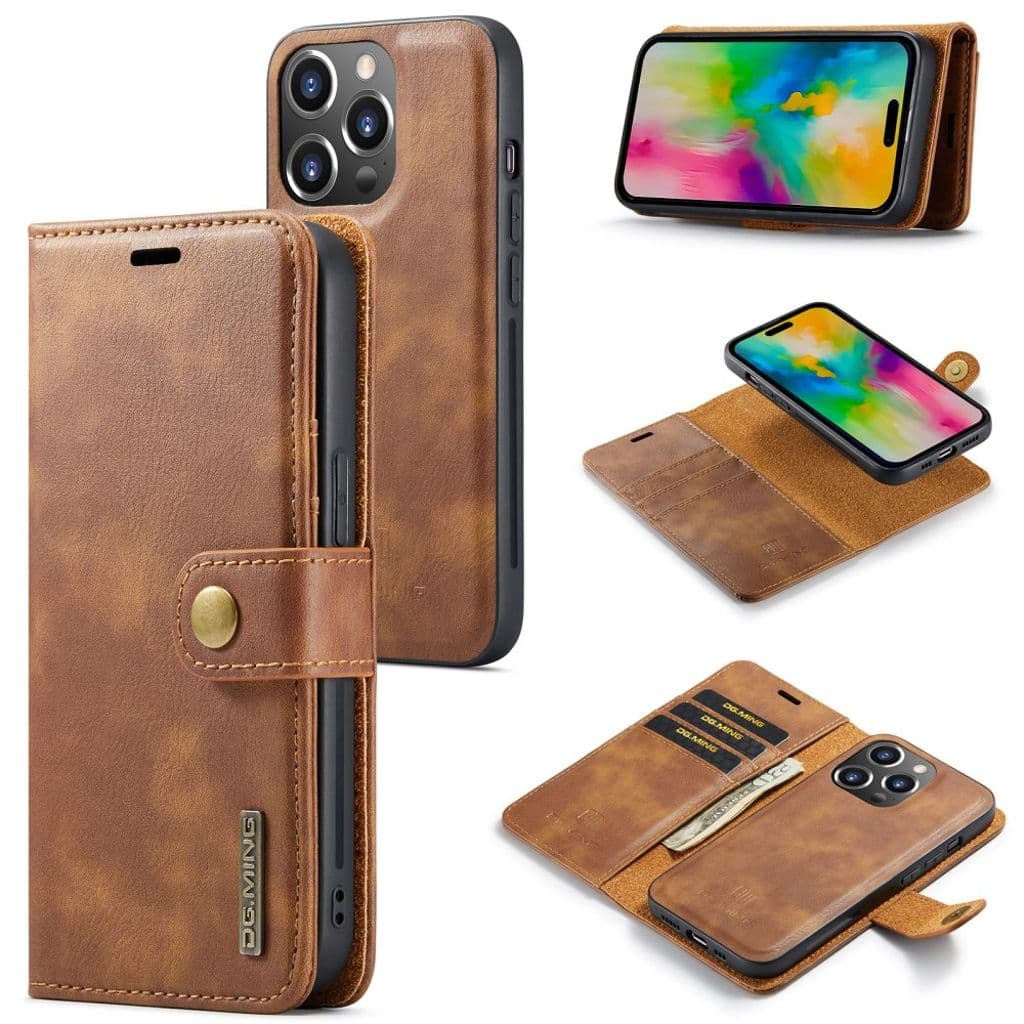 DG.MING iPhone 16 Pro Max Fodral - Brun