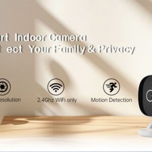 SiGN Vikbar Smart Home 3MP HD WiFi-kamera inomhus/utomhus