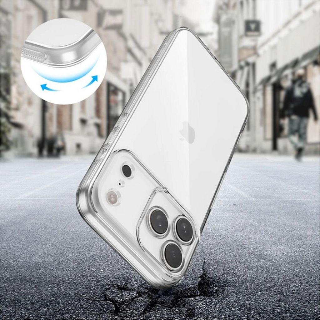 Tech-Protect FlexAir Skal till iPhone 17 Pro Max - Transparent - Bild 5