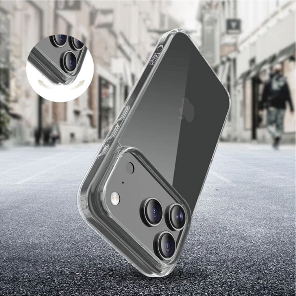 Tech-Protect FlexAir Hybrid Skal till iPhone 17 Pro Max - Transparent