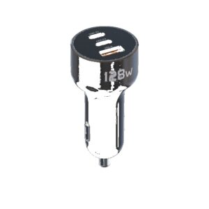 NEXTBATT Billaddare USB & USB-C, PD & Q.C3.0, 5A, 128W - Svart