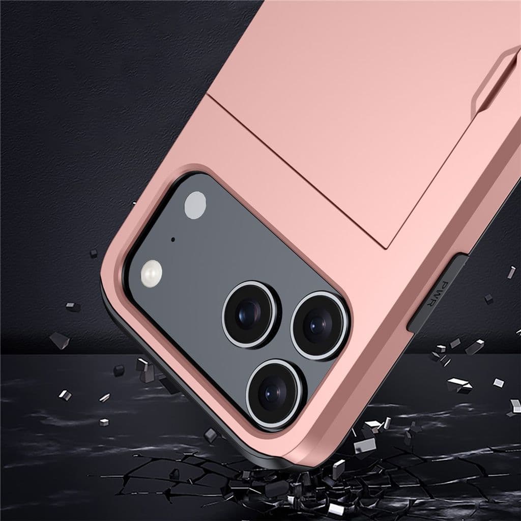 iPhone 17 Pro Skal med kortfack - Gul - Bild 4