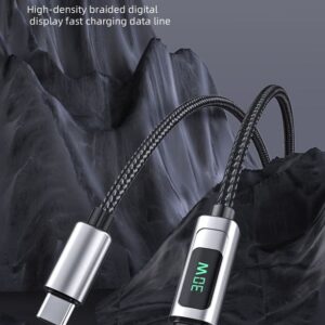 NEXTBATT USB-C till Lightning kabel 30W, 3A, 1m - Svart