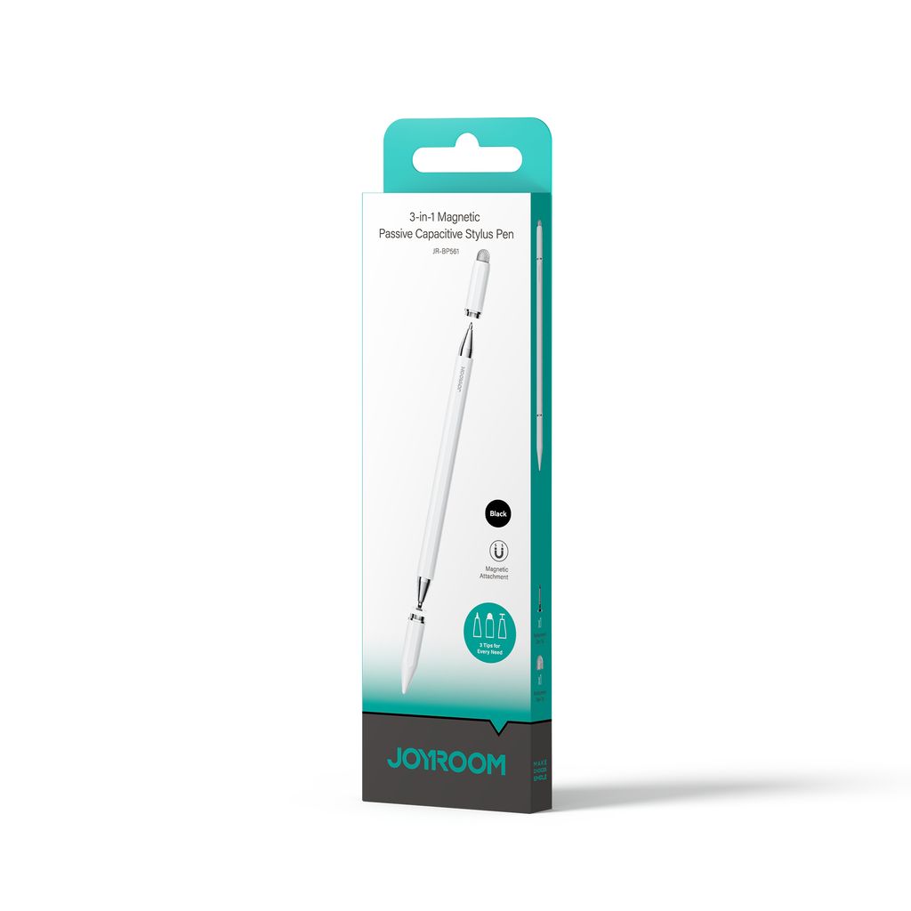 Joyroom JR-BP561 3-in-1 Magnetisk Styluspenna - Svart - Bild 2
