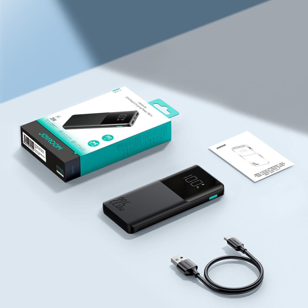Joyroom Powerbank 10000mAh, 25W - Svart