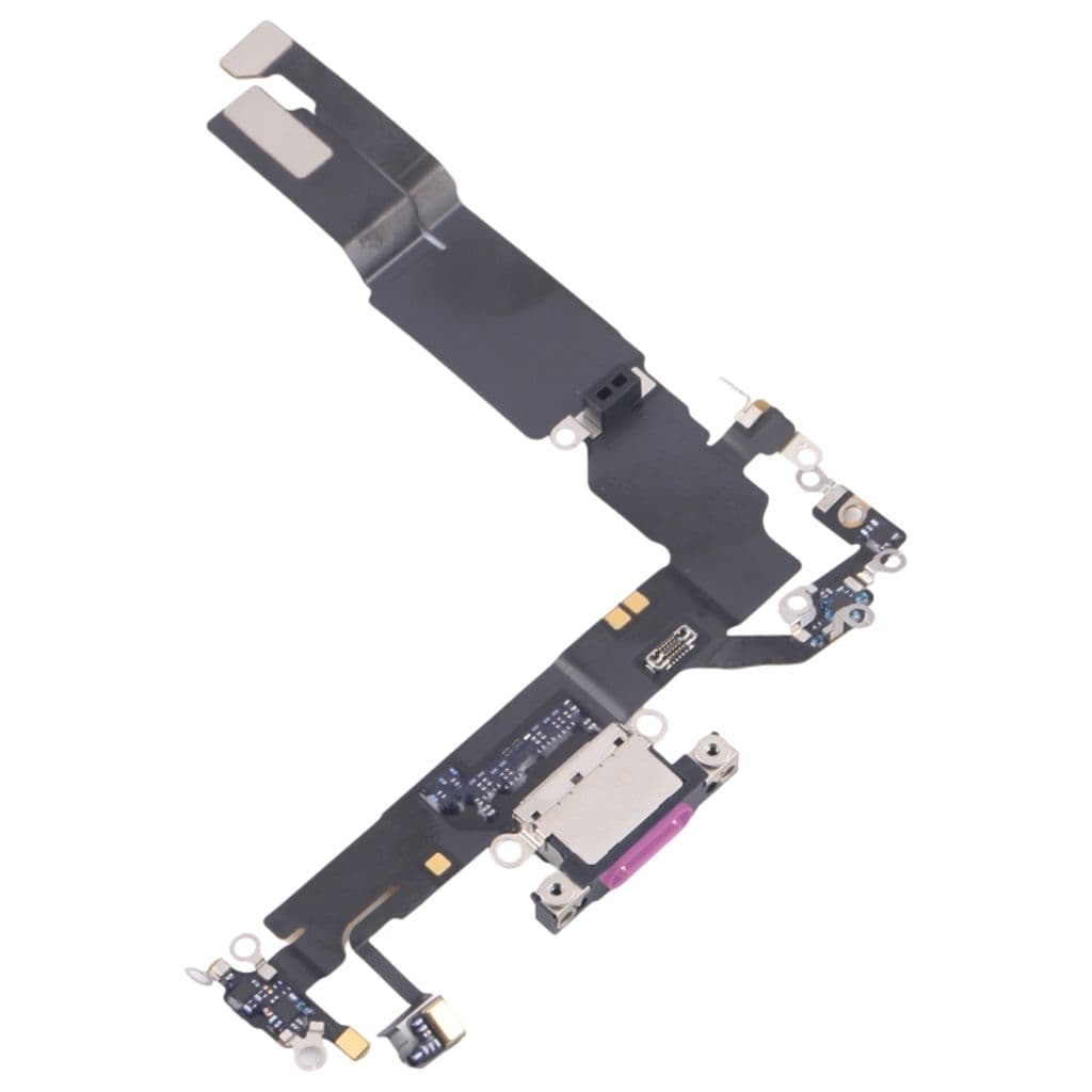 iPhone 16 Laddningsport flexkabel - Rosa