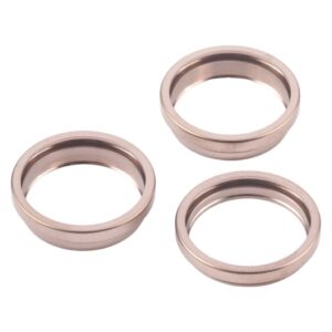 iPhone 16 Pro Max Bakre kameralins yttre skyddsring, 3-pack - Guld