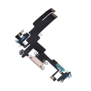 iPhone 14 Plus Original Laddningsport flex-kabel - Vit