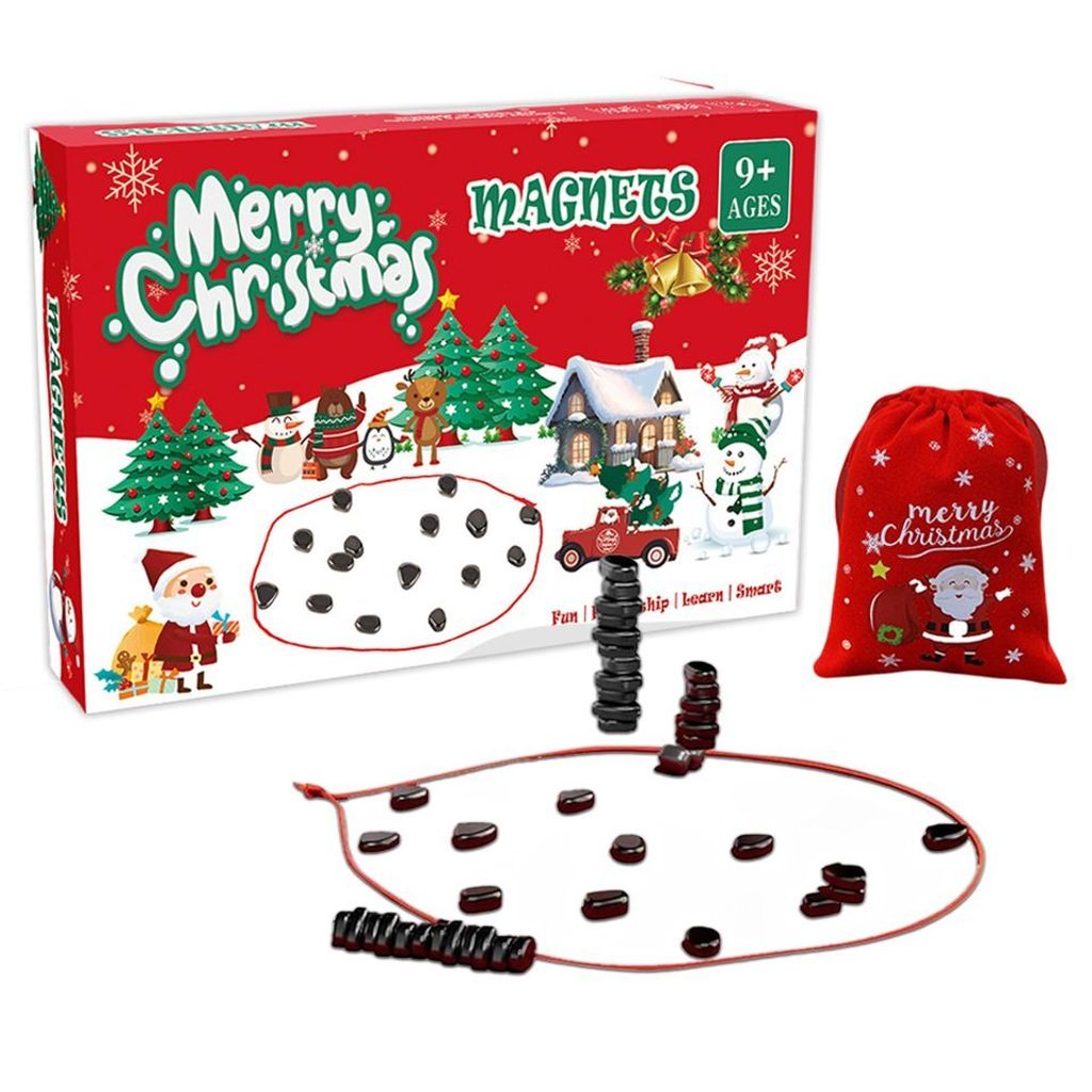Magnetiskt brädspel pussel strategispel julversion