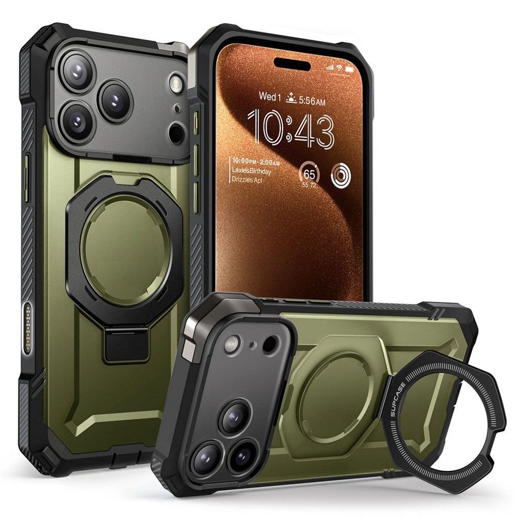 SupCase UB Grip MagSafe Skal till iPhone 17 Pro - Grön