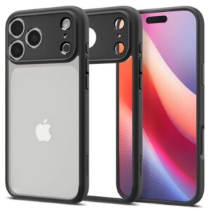 Spigen Ultra Hybrid Skal till iPhone 17 Pro - Matte Black