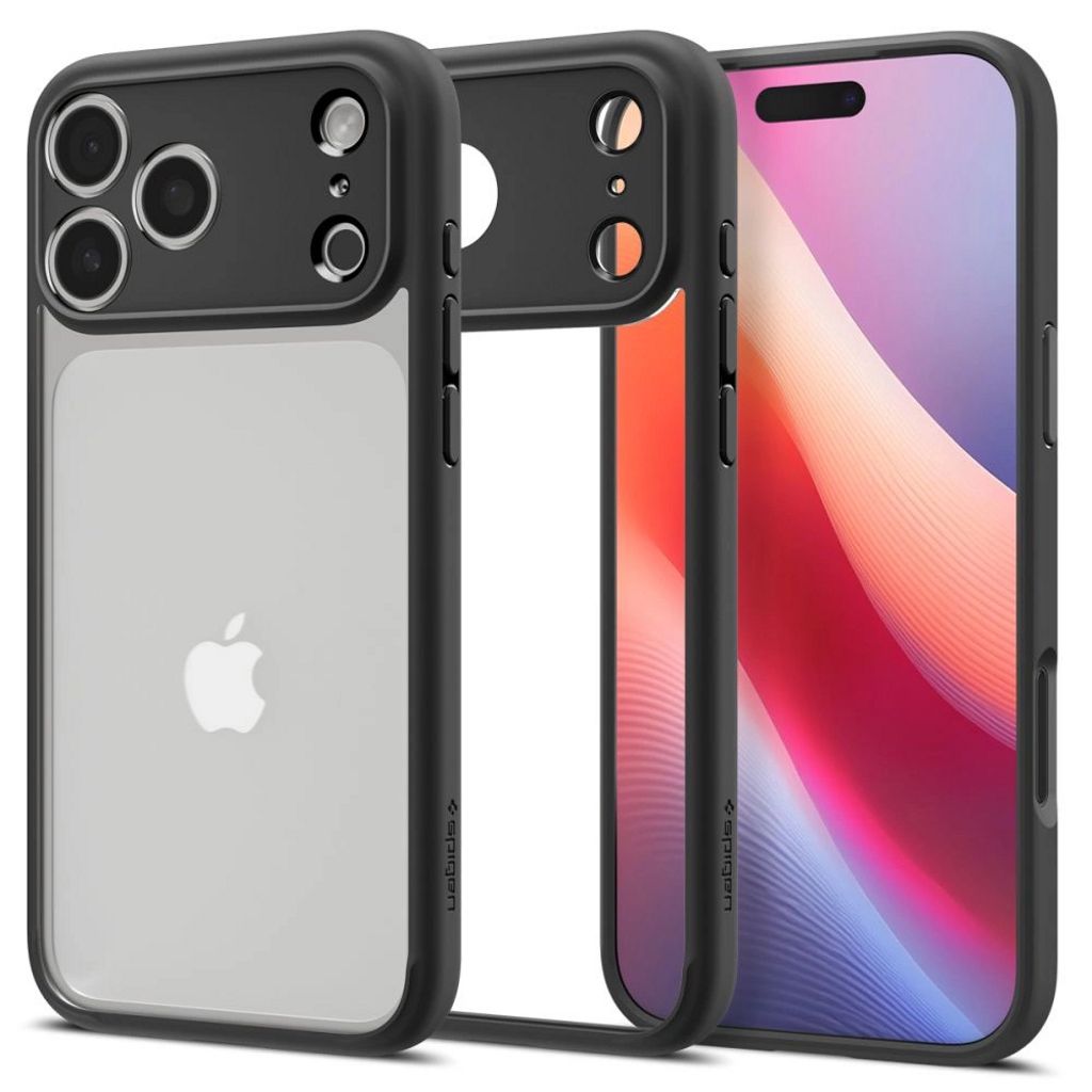 Spigen Ultra Hybrid Skal till iPhone 17 Pro - Matte Black
