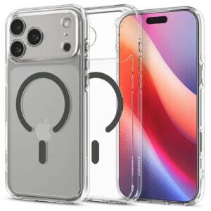 Spigen Ultra Hybrid MagSafe Skal till iPhone 17 Pro - Grå/Transparent