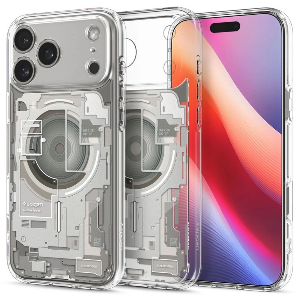 Spigen Ultra Hybrid MagSafe Zero One Skal till iPhone 17 Pro - Titanium
