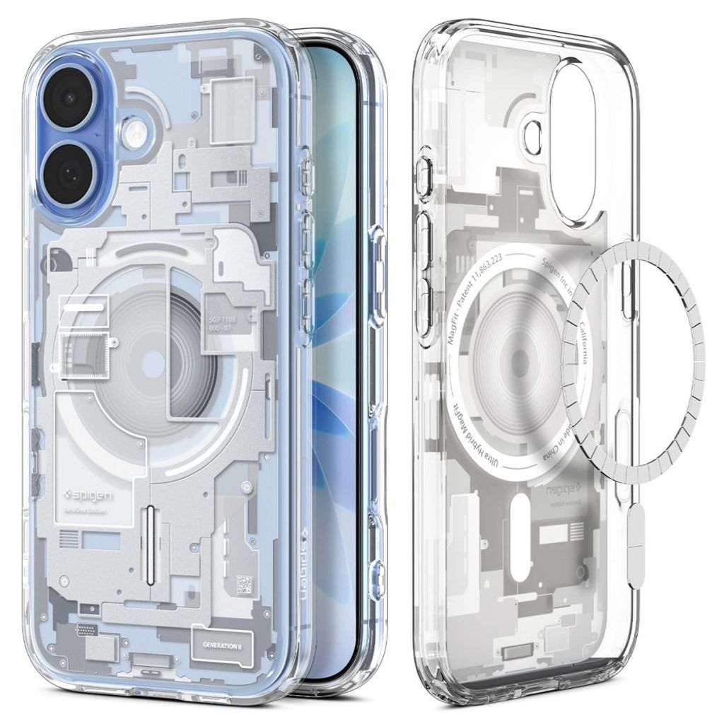 Spigen Ultra Hybrid MagSafe Zero One Skal till iPhone 17 - Vit