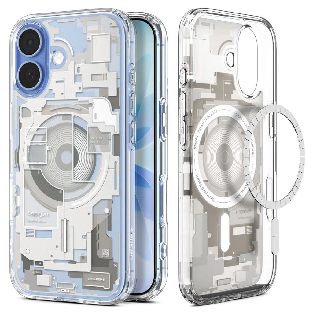 Spigen Ultra Hybrid MagSafe Zero One Skal till iPhone 17 - Titanium