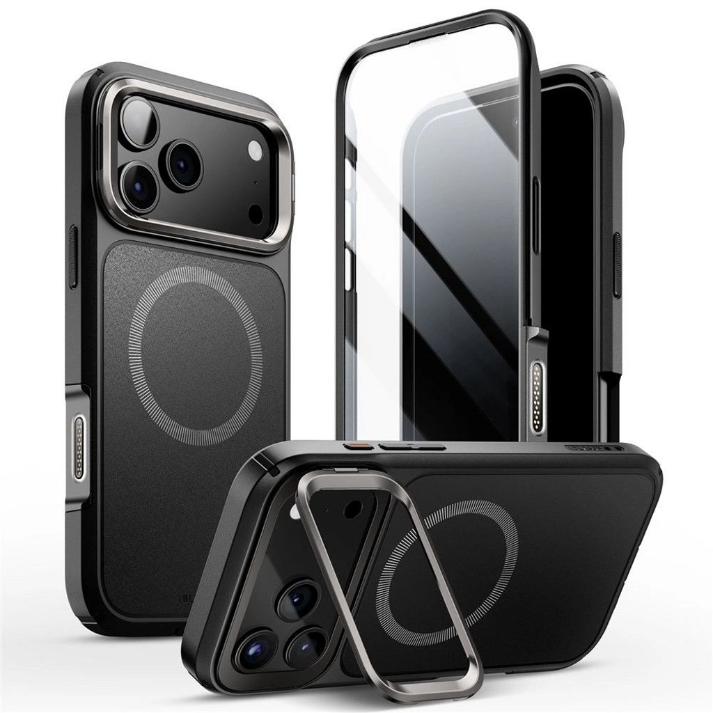 SupCase IBLSN Ares Flip MagSafe Skal till iPhone 17 Pro - Svart