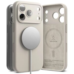 Ringke Silicone Magnetic MagSafe Skal till iPhone 17 Pro - Beige