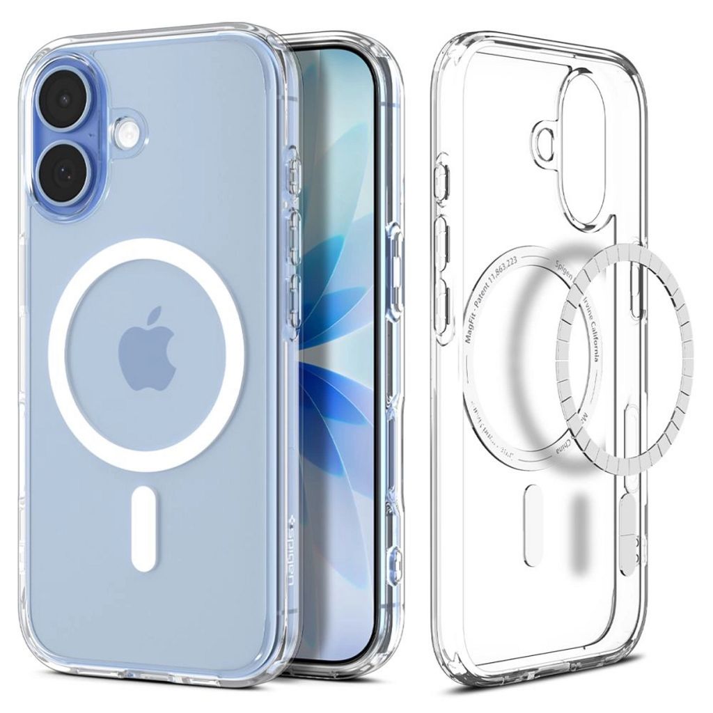 Spigen Ultra Hybrid MagSafe Skal till iPhone 17 - Transparent/Vit