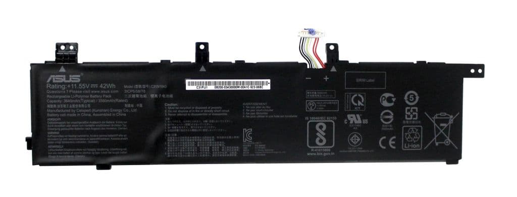 ASUS Batteri C31N1843 3640mAh / 42Wh / 11.55V / 3 celler