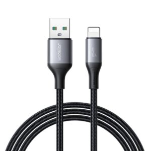 Joyroom Flash Series Snabbladdning USB-A till Lightning Kabel 3A, 2m - Svart