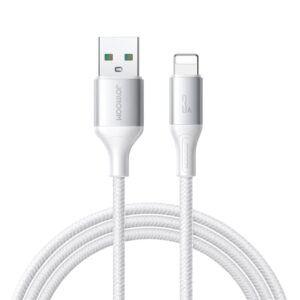 Joyroom Flash Series Snabbladdning USB-A till Lightning-kabel 3A, 1m - Vit